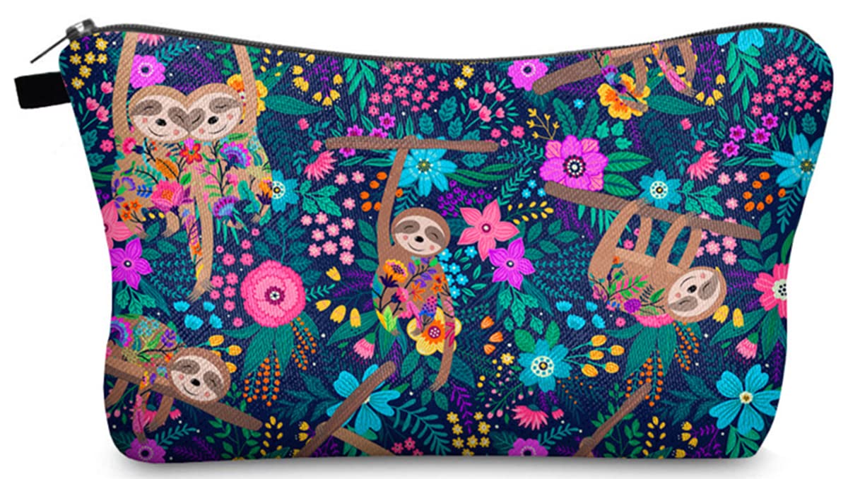 FAVORTALK Cosmetic Bags Portable Small Make Up Bags with Zipper Makeup Bags Water Resistant Travel Wash Bag Multifunctional Toiletry Pouch for Women Girls Ladies B1010 — image 1