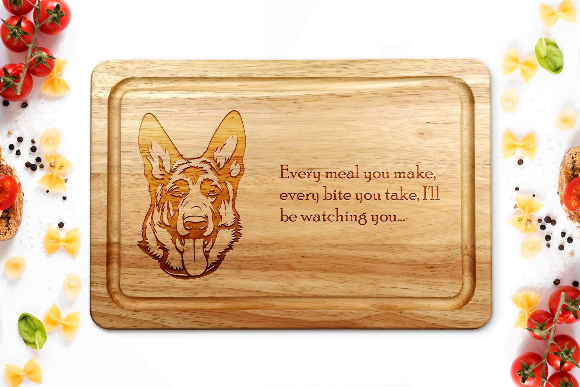 Personalised German Shepherd Chopping Board