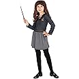 Harry Potter Costume Hermione Girls with Wand and Wig
