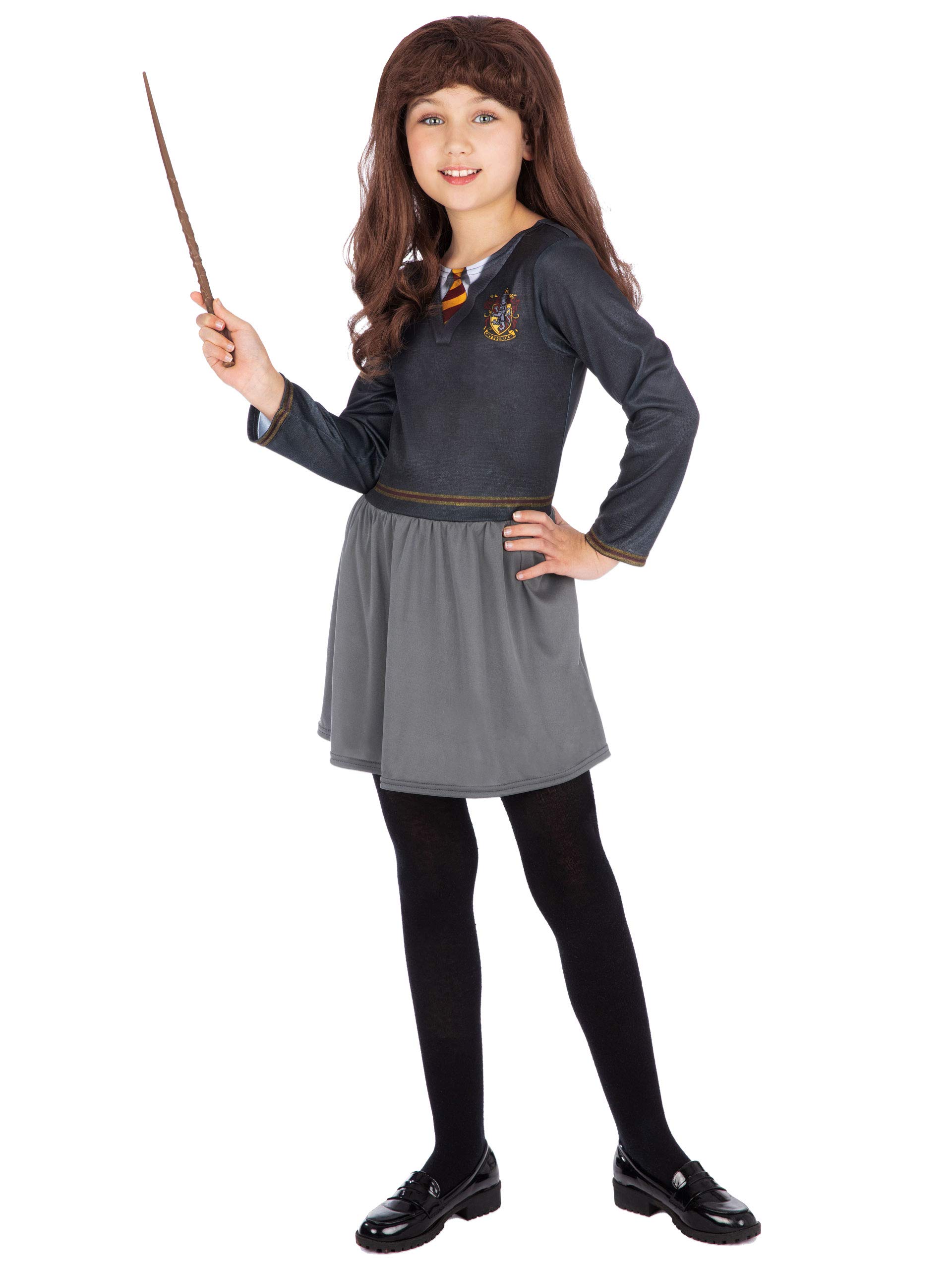 Harry PotterCostume Hermione Girls with Wand and Wig
