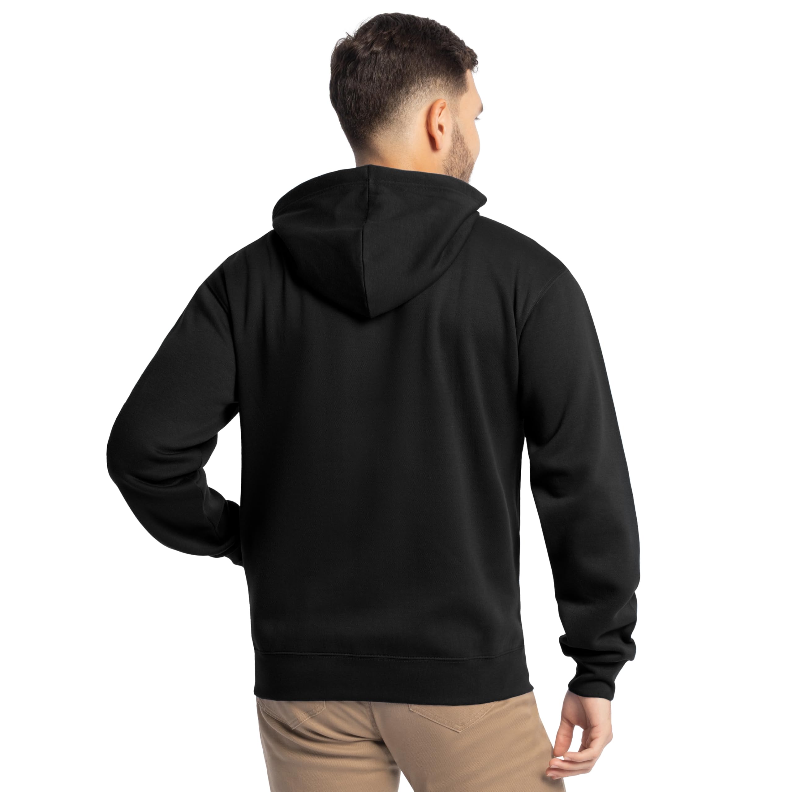 Fruit of the Loom Eversoft Fleece Full Zip Hoodie Sweatshirt