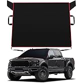 Migaven Heavy Duty All Weather Windshield Cover for Snow and Ice, Waterproof 2mm EVA Fabric Windshield Frost Cover for Heavy 