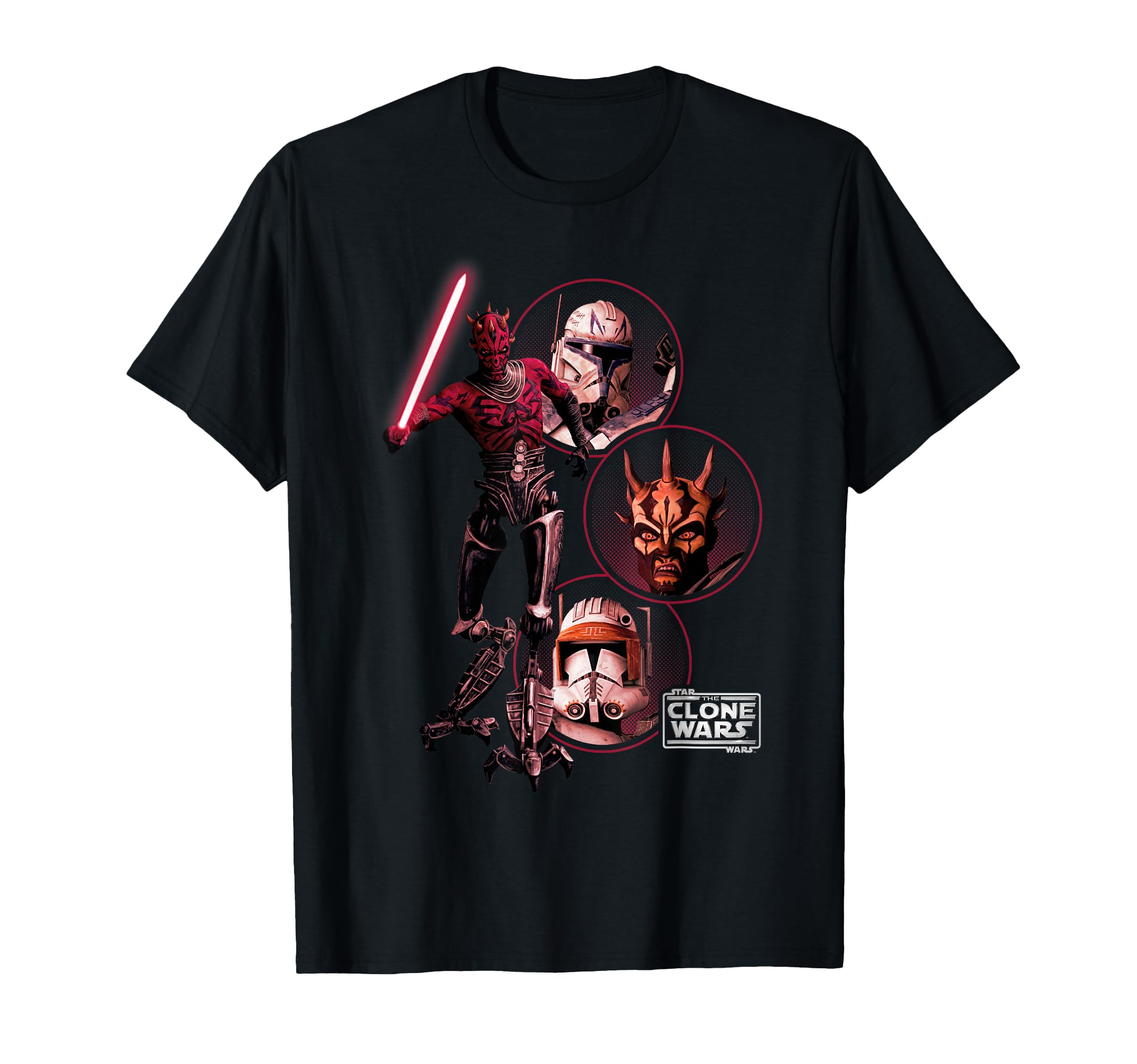 Star Wars: Clone Wars Dark Side Group Shot T-Shirt