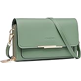 Roulens Small Crossbody Bag for Women,Cell Phone Purse Women's Shoulder Handbags Wallet Purse with Credit Card Slots