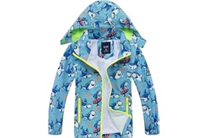mumrap Waterproof Kids Rain Jackets With Hood,Lightweight Toddler Raincoat For Boys Girls，Kids Clothes Windbreaker Jacket