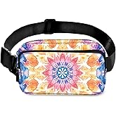 Tie Dye Fanny Pack for Women Casual Belt Bag Waterproof Waist Bags for Travel Hiking Sports