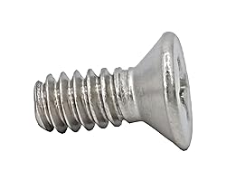 FixtureDisplays® 10-24 X 7/16" Stainless Flat Head