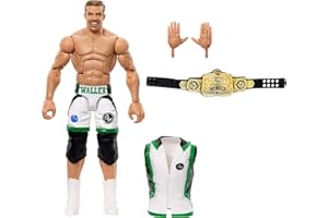 Mattel WWE Elite Action Figure & Accessories, Series #117 6-inch Collectible Grayson Waller with 25 Articulation Points & Swappable Hands