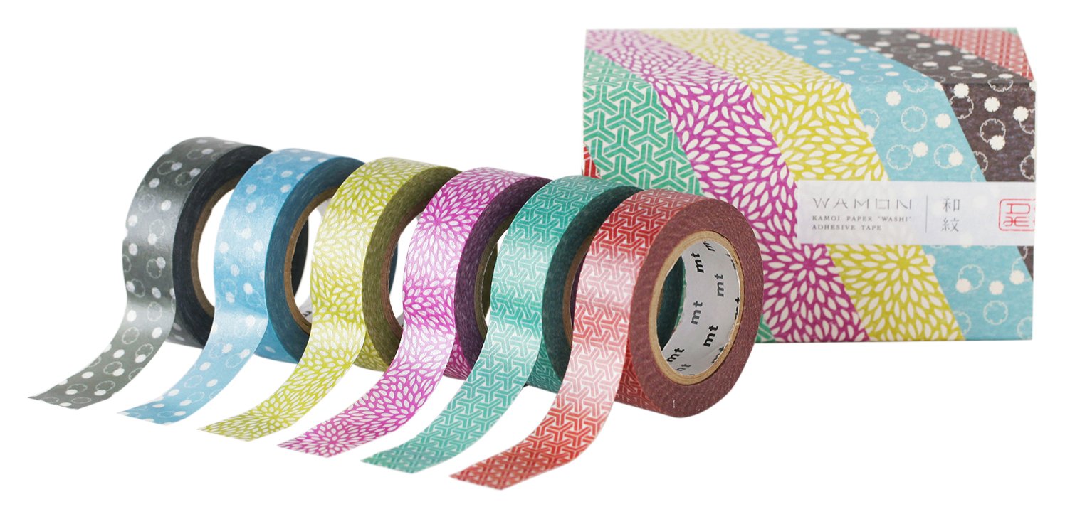 MT MT06P004Z Wamon4 Washi Masking Tape Roll (Pack of 6)