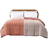 Modern Threads Down Alternative Reversible Comforter Dark Rose/Pink Twin