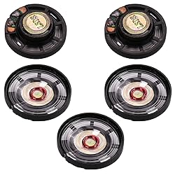 Fielect 5Pcs DIY Magnetic Speaker 0.25W 8 Ohm 29mm