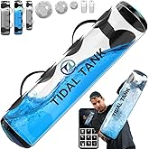 Tidal Tank Tube - The Original Aqua Bag - Water Weight Bag up to 79 lbs - Adjustable Workout Sand Bags Weights Alternative - Portable Sandbag Fitness Equipment Set, Home Exercise Gym - Including App