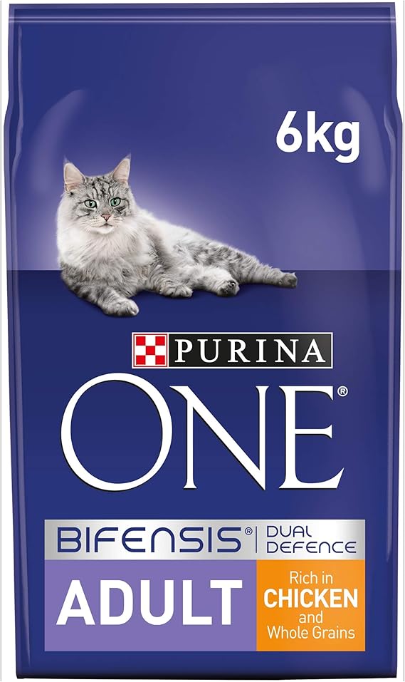 Purina One Nourriture Sèche pour Chat Adulte, Poulet et Grains Entiers