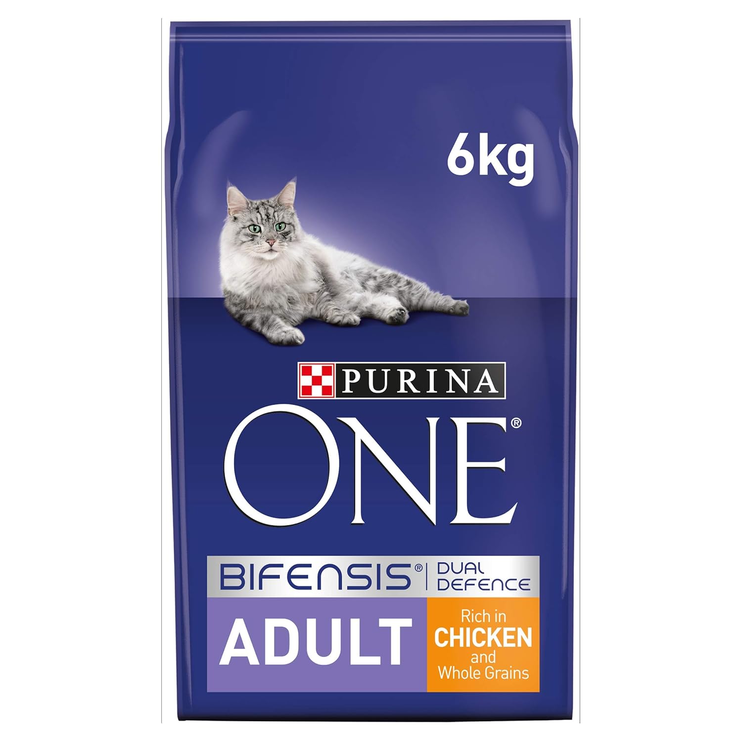 Purina ONE 1+ Cat Food Chicken & Wholegrains 6kg Amazon.co.uk Pet