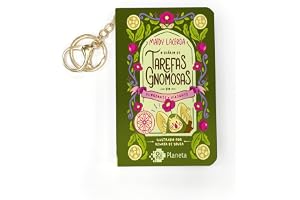 O diário de tarefas gnomosas do floreante viajante: Livro de bolso com chaveiro