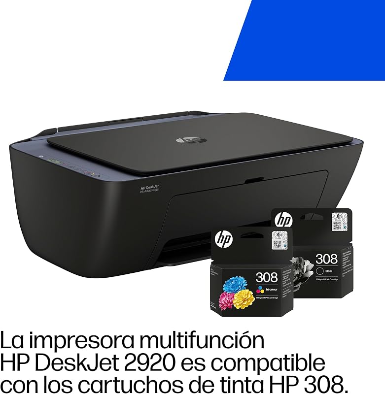 DeskJet 2920, Impresora Multifunción de Inyección de Tinta a Color