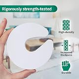 moonybaby Door Finger Guards 6 Pack Extra Thick 2 cm White Pinch Guard view 2