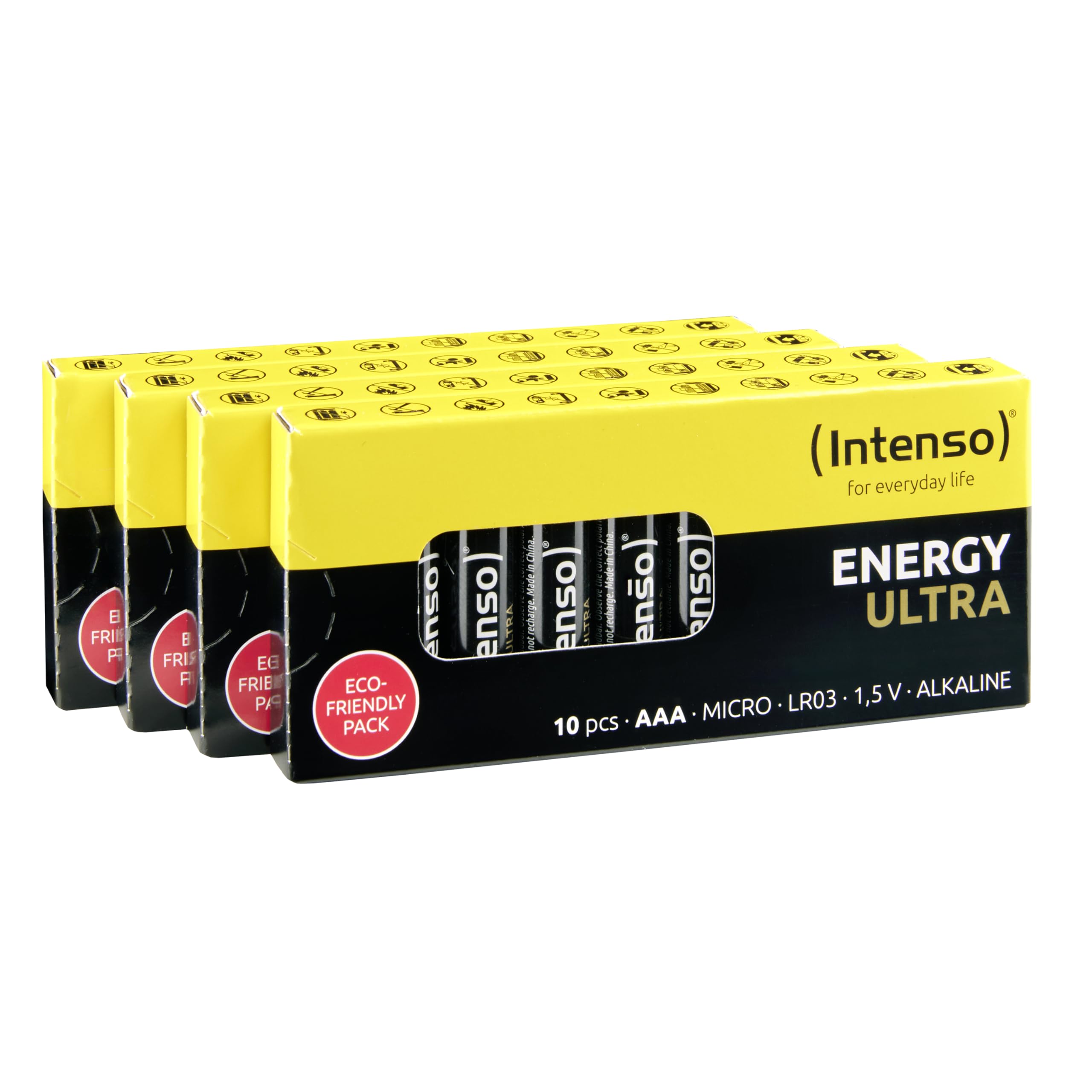 Intenso AAA LR03, Gelb-Schwarz, 40 pack 2