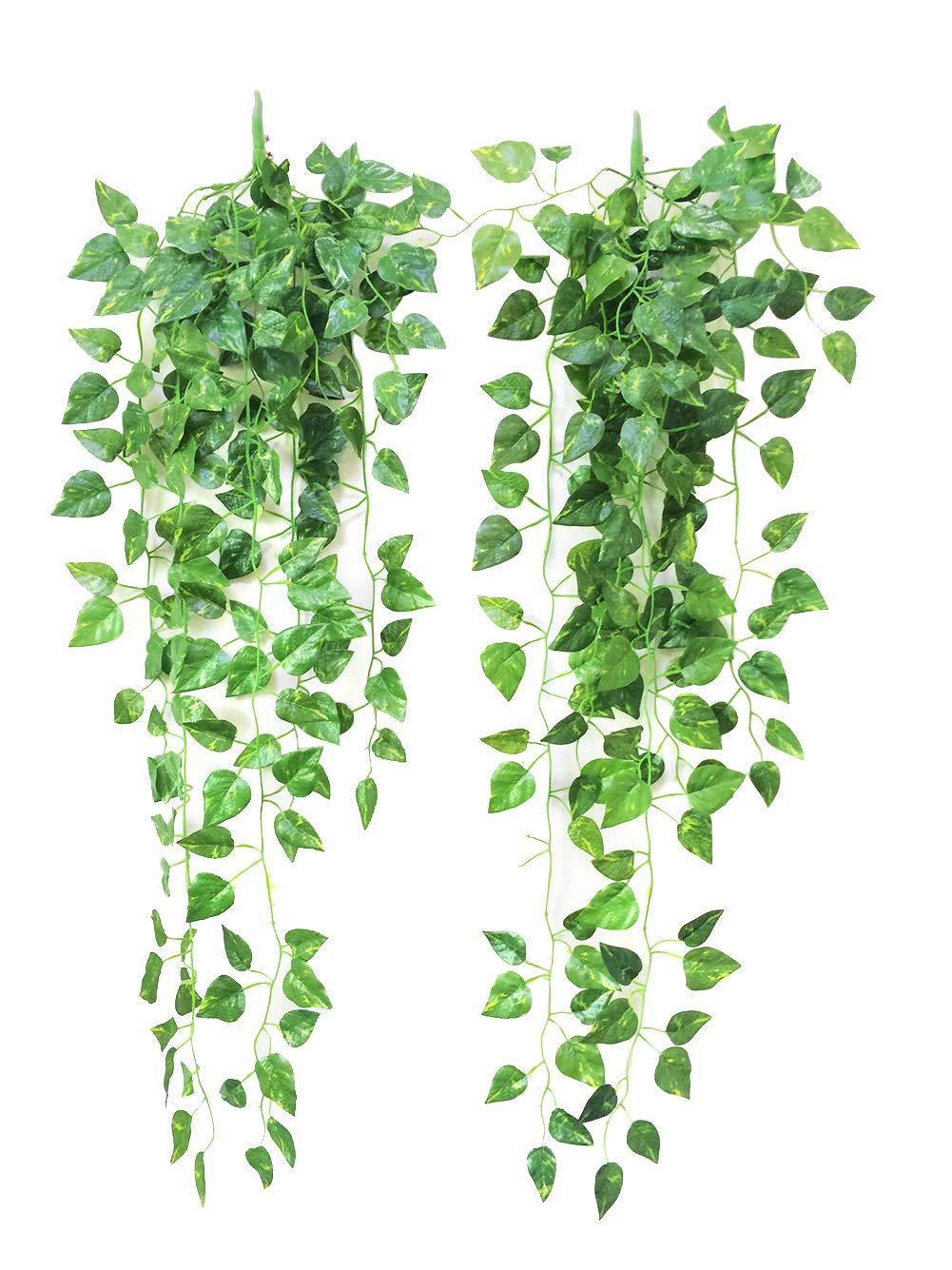 artificial wall garden on Yatim 90 Cm Money Ivy Vine Artificial Plants Greeny Chain Wall Hanging Leaves For Home Room Garden Wedding Garland Outside Decoration Pack Of 2 Silk Flower Arrangements