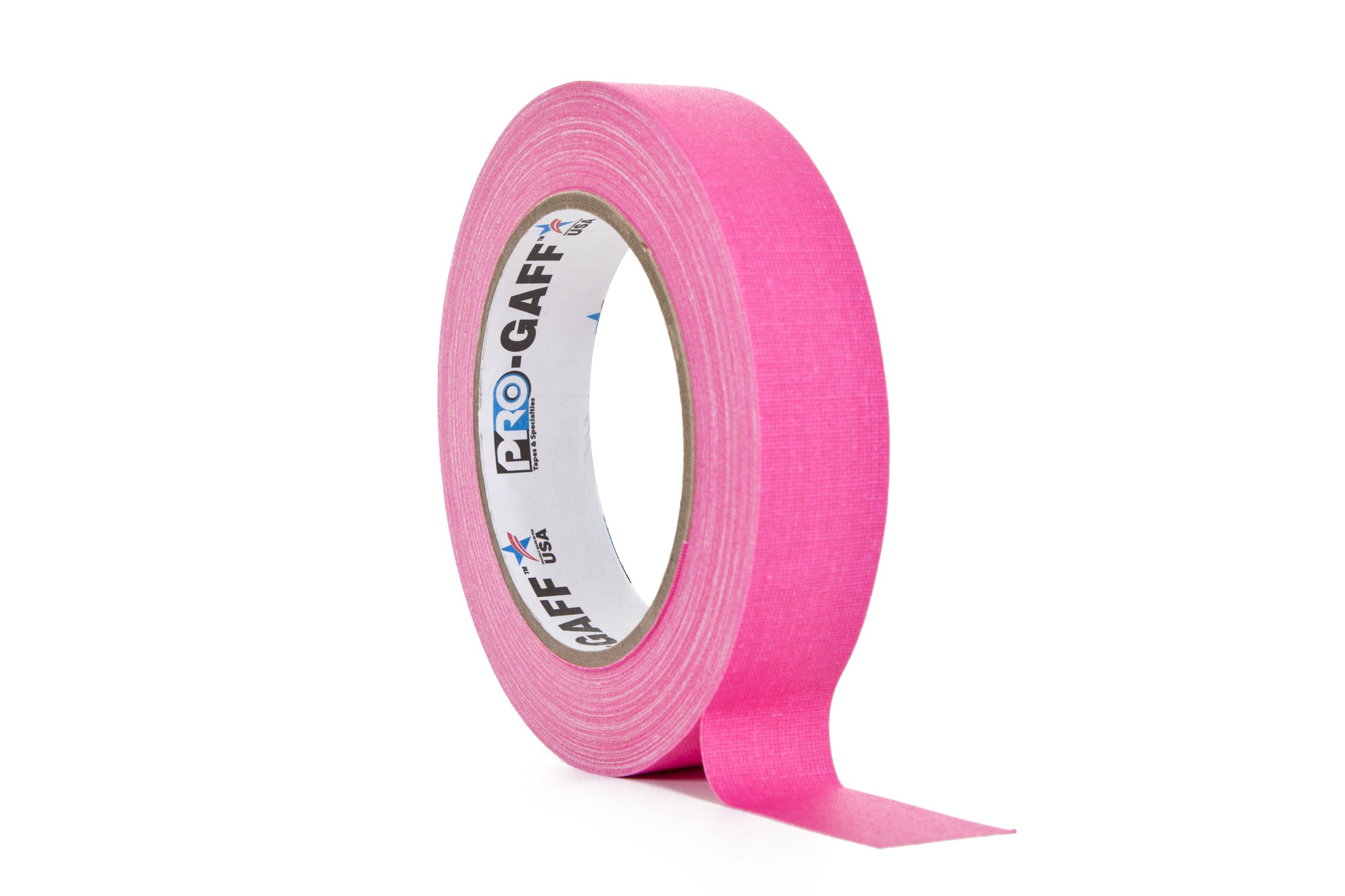 ProTapes/Permacel 24mmx25 yard Fluorescent Gaffer Cloth Tape - Pink