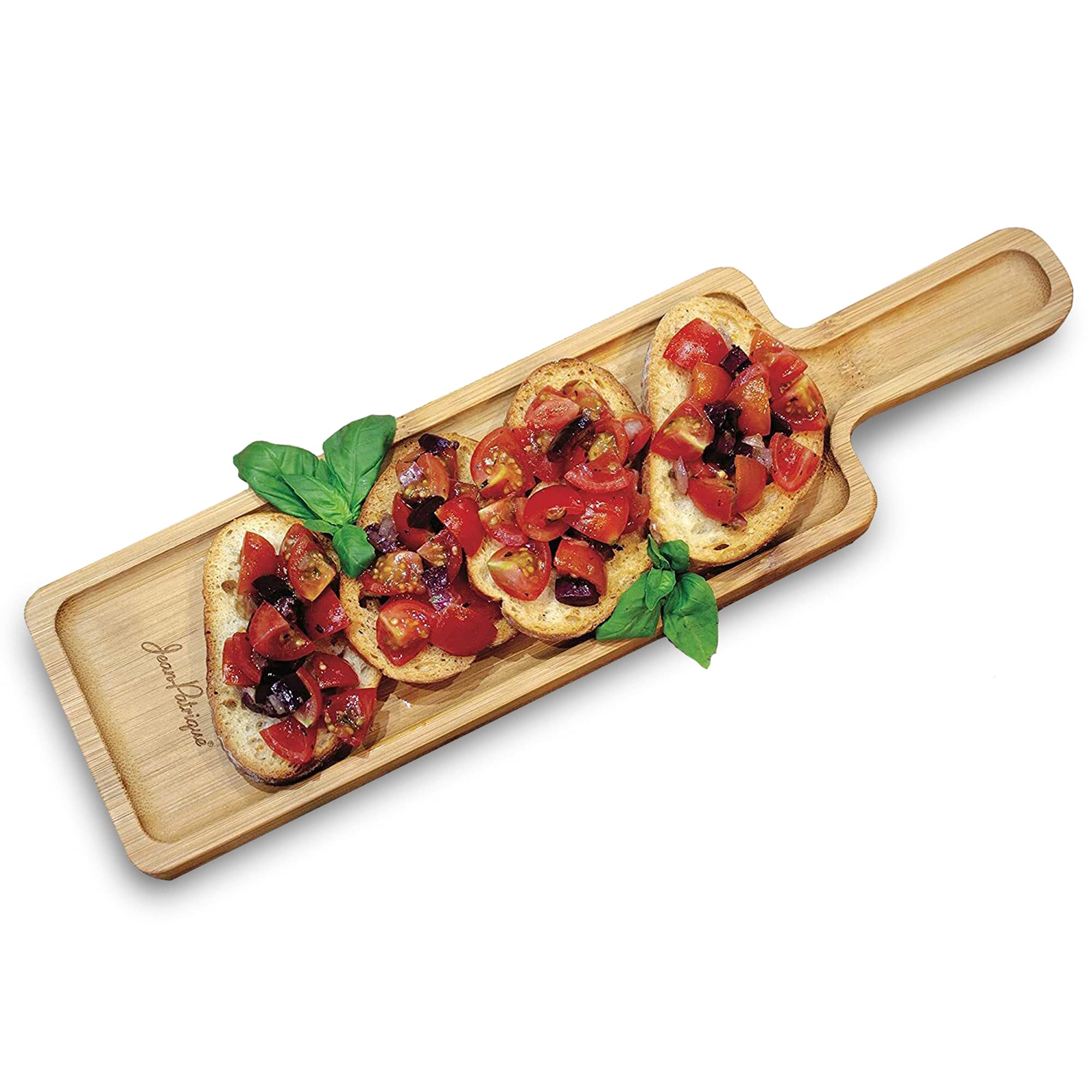 Jean-Patrique Bamboo Serving Board/Planque - Antipasti, Entertaining, Dinnerware Ideal for Dinner Parties, Durable and Antibacterial