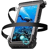 Transy Waterproof Phone Case for Snorkeling & Diving (98ft/30m), Professional Waterproof Diving Case for Underwater Photo&Video, Universal Underwater Touchscreen Case Compatible with iPhone Black