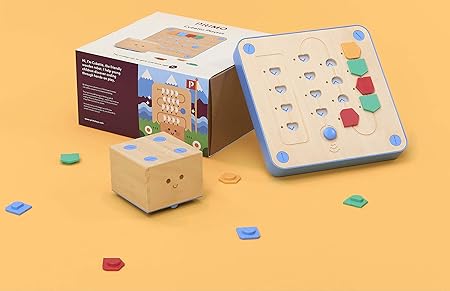 Amazon プリモトイズ キュベット プレイセット 正規代理店品 プログラミング ３歳 知育 木のおもちゃ 入園祝い 誕生日 プログラミング ロボティクス おもちゃ