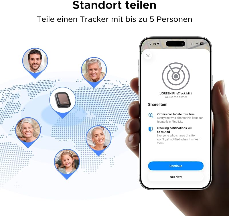FineTrack Pro Solar Finder, Tracker mit Solaraufladung (nur iOS) — Foto 7 von 8