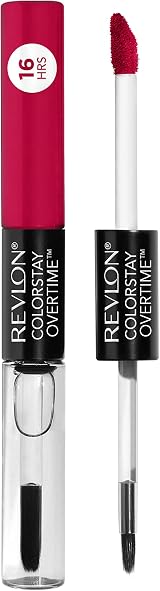 Revlon ColorStay Overtime LipColour Dual Ended Lipstick + Clear Gloss 480