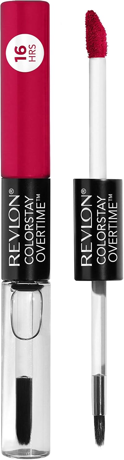 Revlon ColorStay Overtime LipColour Dual Ended Lipstick + Clear Gloss 480