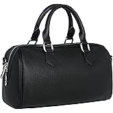 HESHE Leather Top Handle Bags for Women Leather Purses Tote Bag Satchel Handbags Shoulder Bag Designer Crossbody Bags