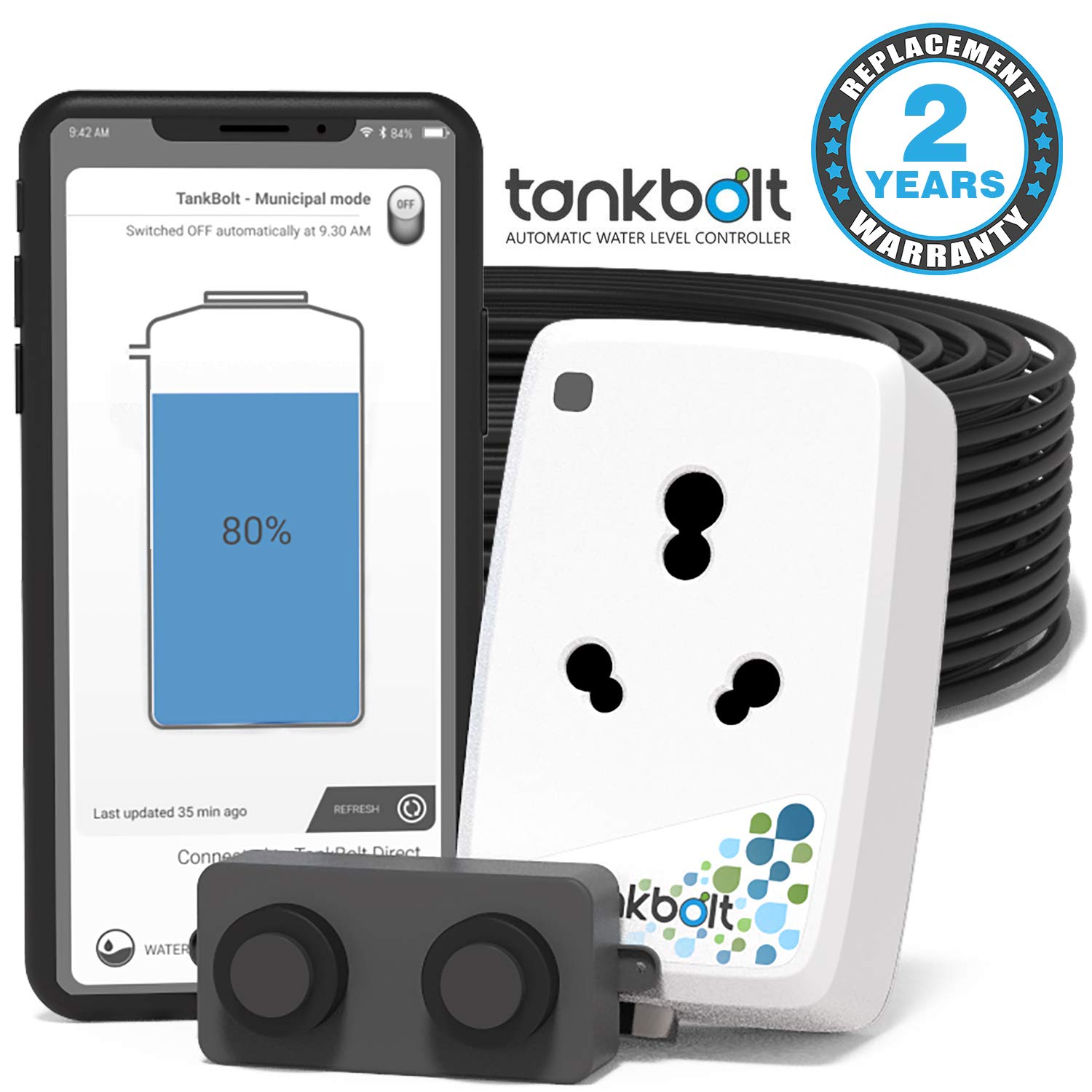 Buy Oakter Tankbolt Fill Your Water Tank Automatically Monitor