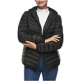 Rokka&Rolla Women's Lightweight Packable Puffer Jacket Winter Coat