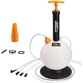 FOUR UNCLES 6L Manual Oil Extractor Pump for Engine Oil Changes | Engine Oil Change Pump Extractor with Tubes