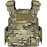 TWINFALCONS Quick Realse 1000D Nylon modular cutting tactical hunting vest personal protective for hunting (CP-Camo)