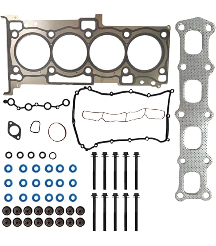 Motoforti Engine Gasket Set For Dodge Dart 2013-2016 (1.4L, 2.0L, 2.4L) – Includes Valve Cover, Intake/Exhaust Manifold Gaskets (Part No. HGS1170)