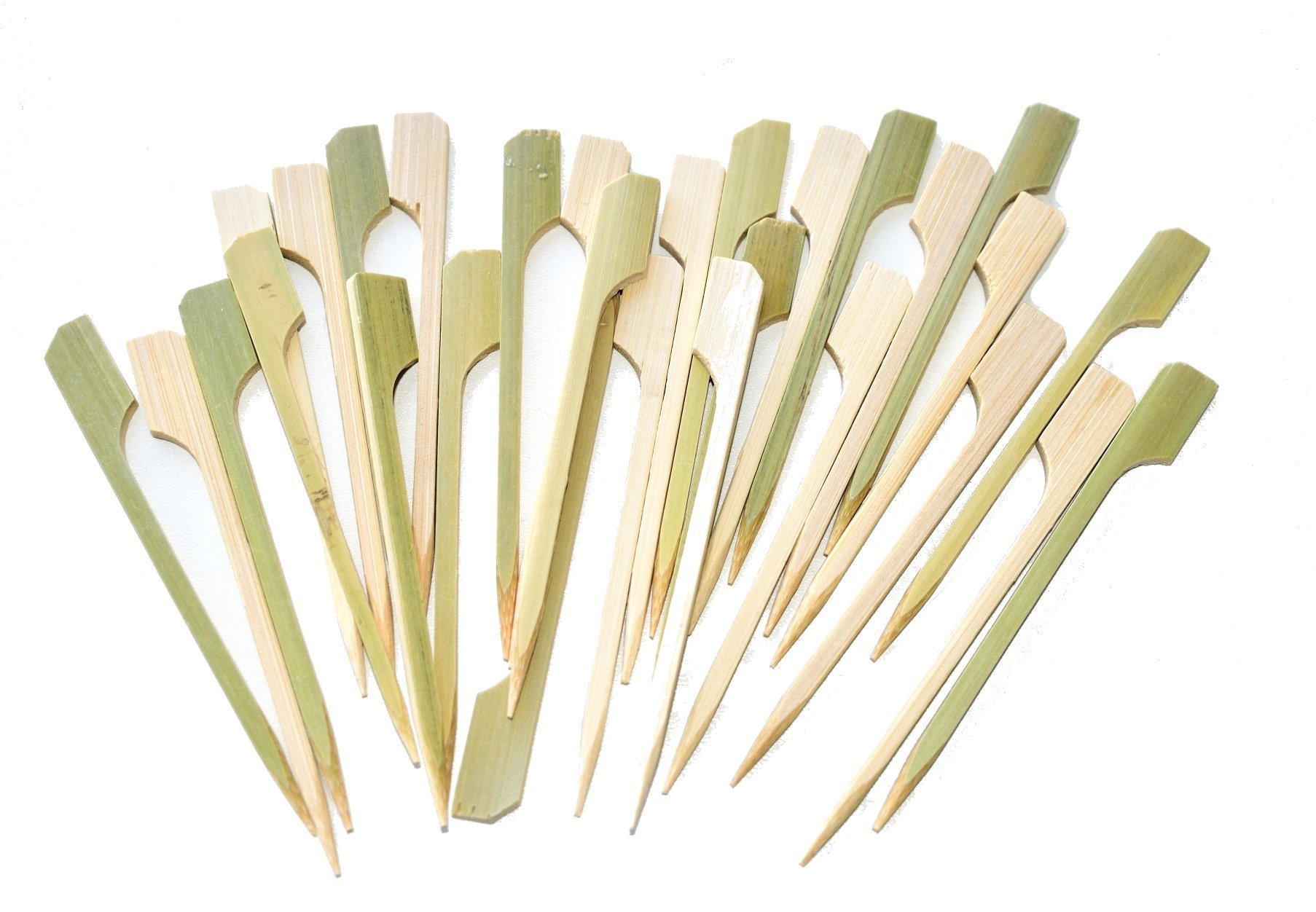 Gmark Bamboo Paddle Picks 11cm 100pc, Eco-Friendly Bamboo Picks Cocktail Picks GM1095