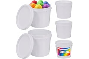 Healvian Portable Plastic Bucket with Lid 4.7L Food Grade Sealing Barrel for Water Storage Farm and Household Use