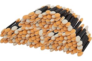 150 PCS Disposable Eyeshadow Brush,Eyeshadow Applicators,Sponge Eye Shadow Brush,Disposable Dual Sides Eye Shadow Sponge,Eye 