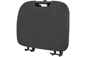 AUTOANDART Brock Replacement Overhead Console Garage Door Opener Lid Black Cover Storage Bin Compatible with 02-10 Explorer & Sport Trac Super Duty Pickup w/out Sunroof 1L2Z7811586BAC