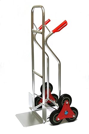 Sackkarre ALU für Treppen 200 kg, 111x55x55 cm (Treppen-Sackkarre Transportkarre Stapelkarre Handkarre)