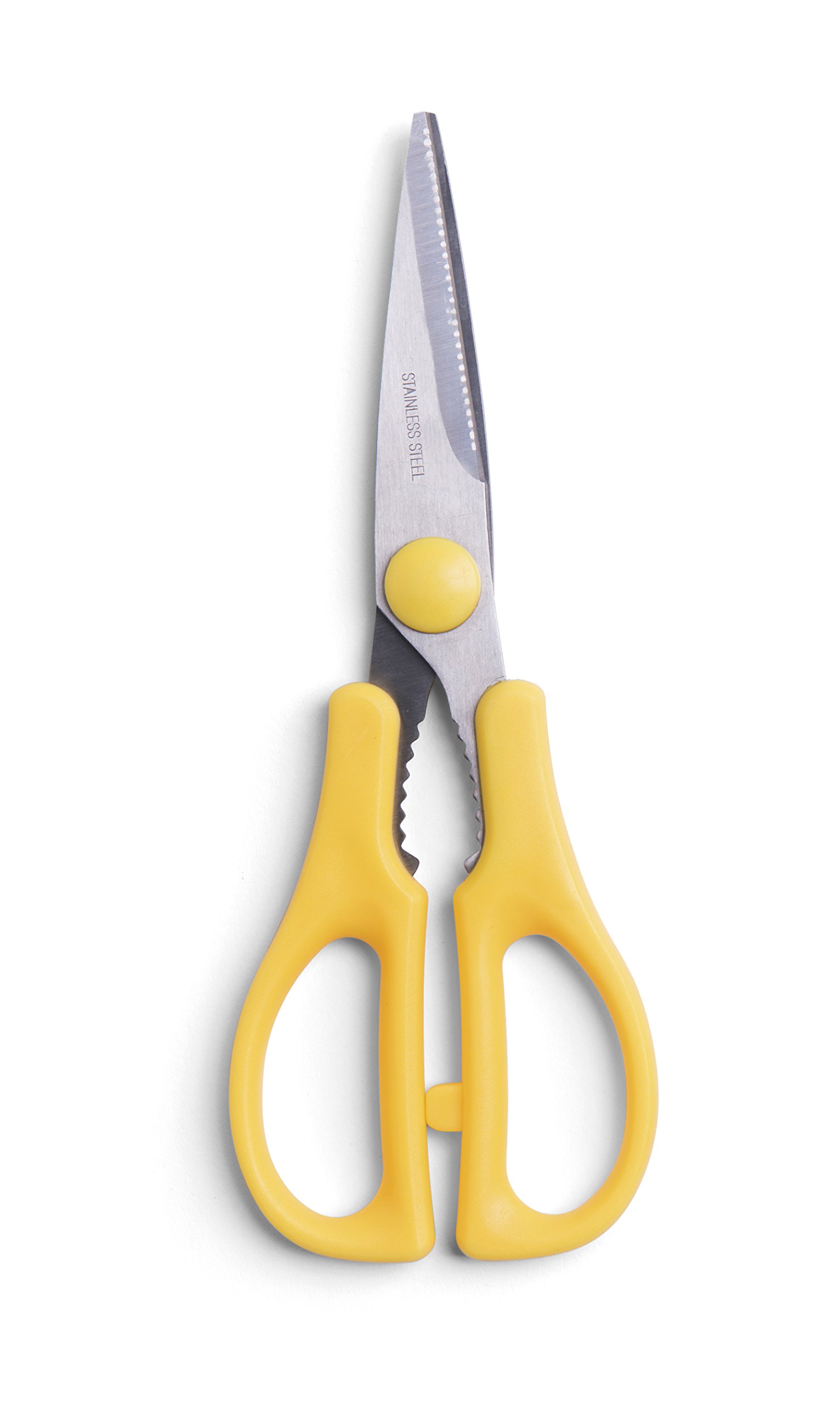 Excelsa Rainbow Multi-Purpose Scissors, Stainless Steel, Yellow, 19 x 8.5 x 1.5 cm