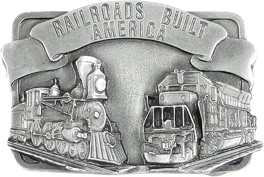 railroad belt buckle