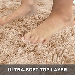 OLANLY Area Rugs for Living Room Bedroom, Machine