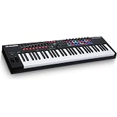 M-AUDIO Oxygen Pro 61 USB MIDI Keyboard Controller | 61 Velocity-Sensitive Keys, 16 Beat Pads, 8 Knobs, 9 Faders, and Bundled DAW Recording Software, for Music Production