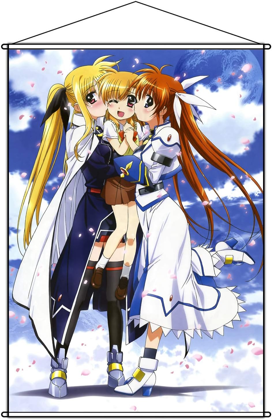 魔法少女リリカルなのは B2タペストリー 高町ヴィヴィオ フェイト テスタロッサ 高町なのは B2 728 X 515 Mm 掛ける絵 アニメ 萌えグッズ 通販 Amazon