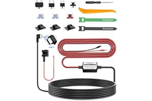 Range Tour Dash Cam Hardwire Kit, USB-C Port 4m Hard Wiring Kit for Car Cam Car Charger Power Cord 12V/24V to 5V 2.5A Charger