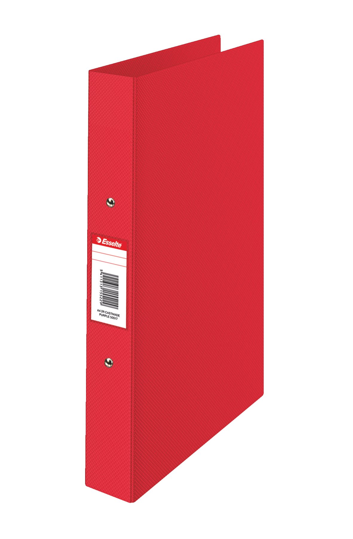 Esselte 2 Ring Binder, PP, Holds up to 190 Sheets, 42 mm Spine, 50020 - A4, Red