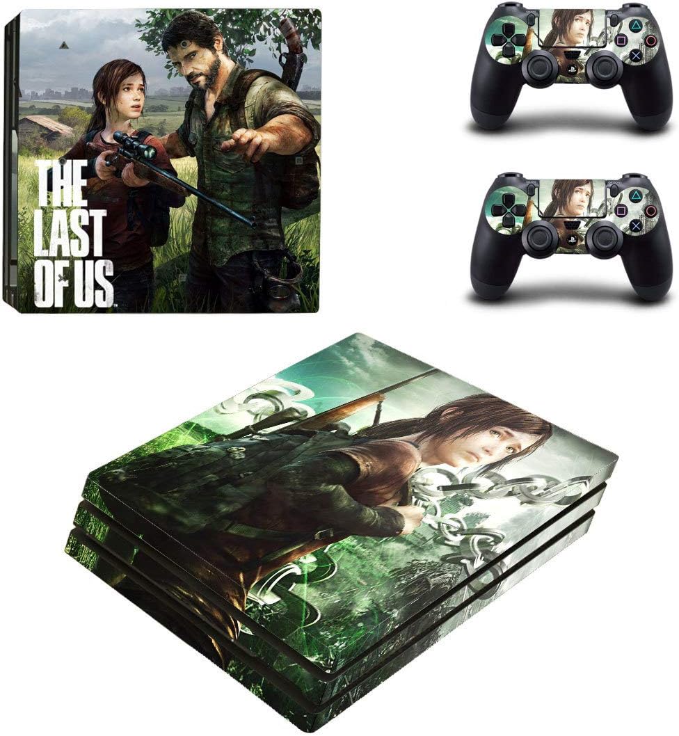 Playstation 4 Pro + 2 Controller Design Sticker Protector Set - The Last of Us (2) /PS4 P