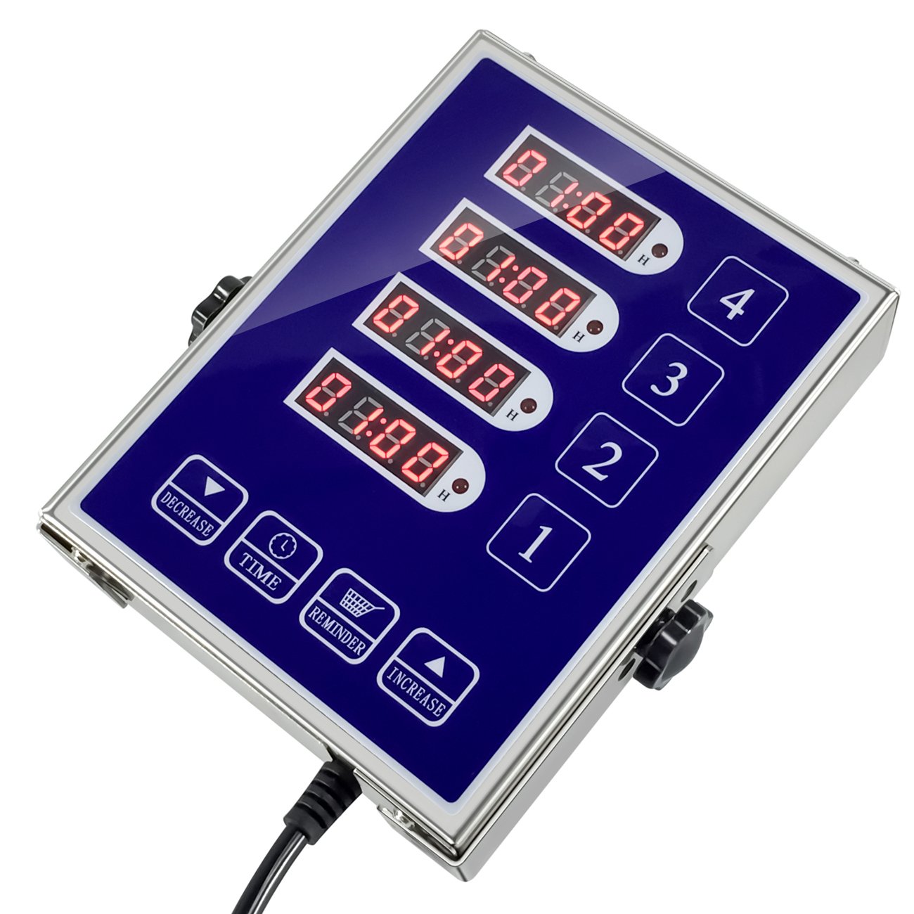 YOOYIST Commercial 4 Channels Kitchen Timers Restaurant Timer Loud